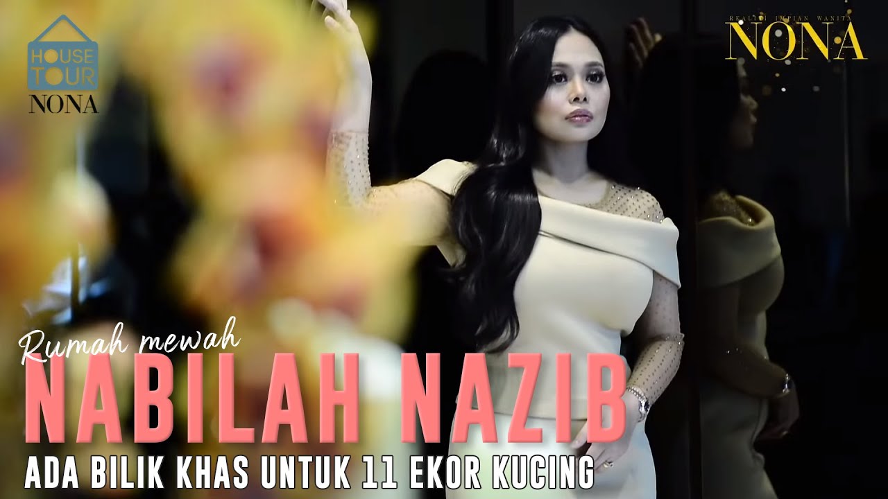 Cantiknya Rumah 4 Tingkat Nabilah Nazib, Siap Ada Satu Bilik Untuk 11 Ekor Kucing!