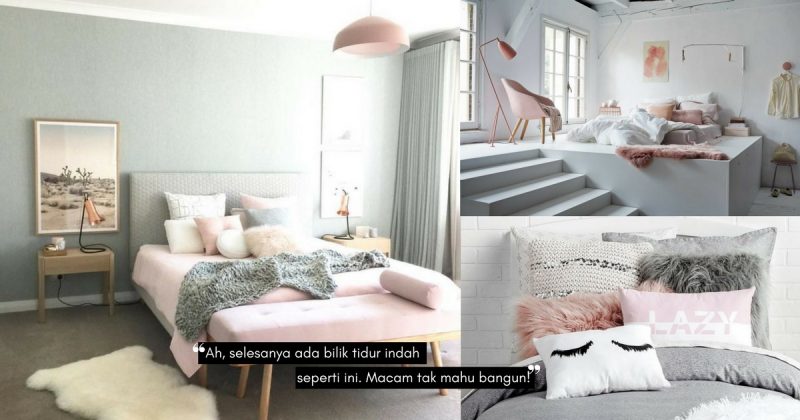 Indahnya Kamar  Tidur Rona PASTEL Cetus Suasana Romantis 