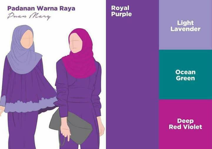 Warna Tudung Dan Baju Matching Barulah Raya Bergaya Nona Warna Tudung Dan Baju Matching Barulah Raya Bergaya Nona
